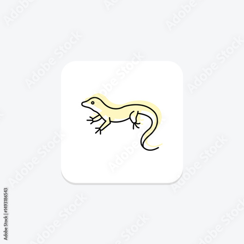 Green Anole, vector, pixel perfect, illustrator file