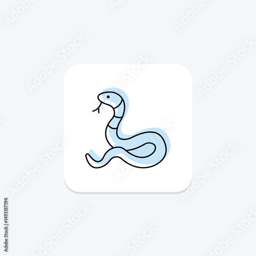 Hognose Snake, vector, pixel perfect, illustrator file