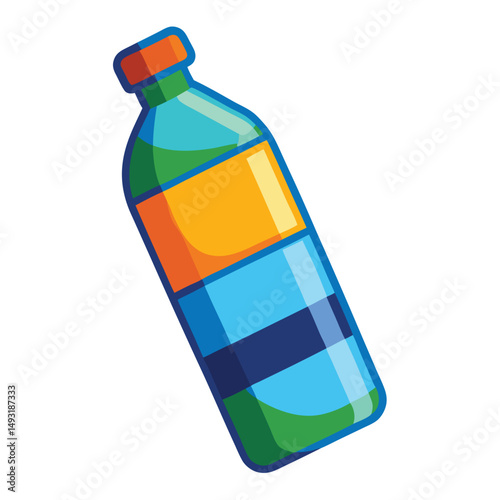 bottle vector image on white background