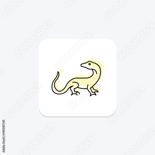 Basilisk Lizard, vector, pixel perfect, illustrator file