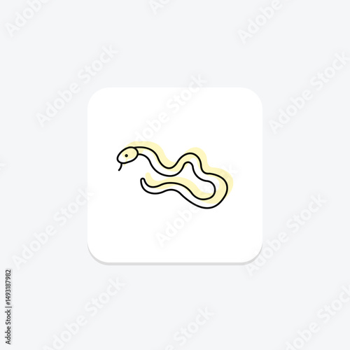 Eyelash Viper, vector, pixel perfect, illustrator file