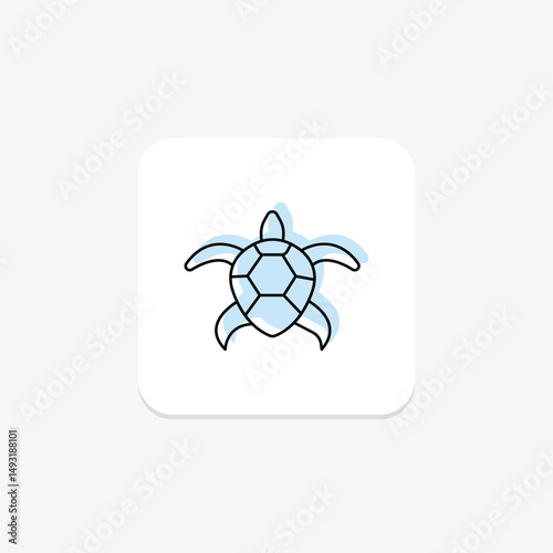 Coooter Turtle, vector, pixel perfect, illustrator file