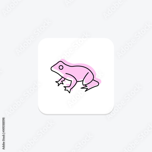 White’s Tree Frog, vector, pixel perfect, illustrator file