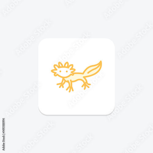Axolotl, vector, pixel perfect, illustrator file