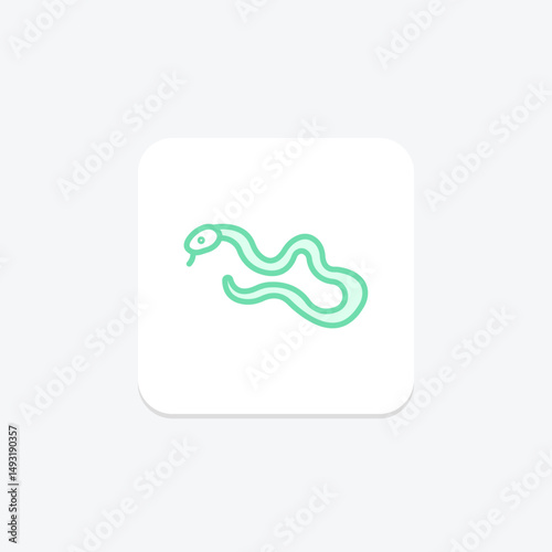 Eyelash Viper, vector, pixel perfect, illustrator file