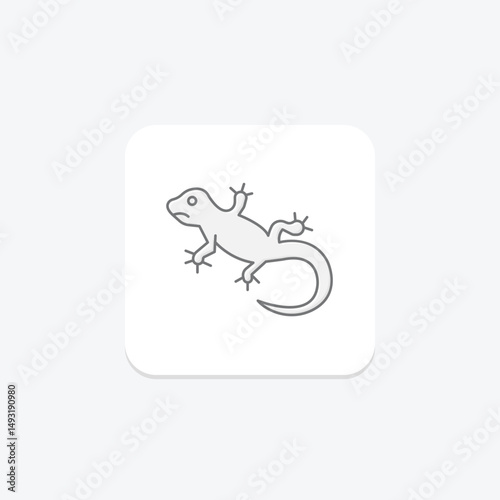 Crested Gecko, vector, pixel perfect, illustrator file