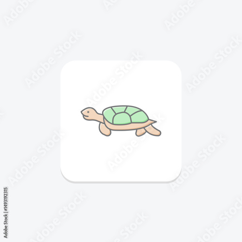 Mud Turtle, vector, pixel perfect, illustrator file