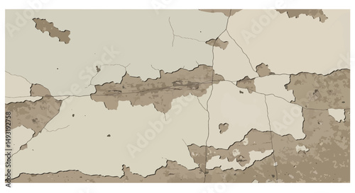 Vintage Pixelated World Map