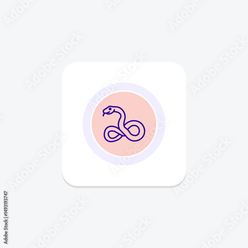 Green Tree Python, vector, pixel perfect, illustrator file