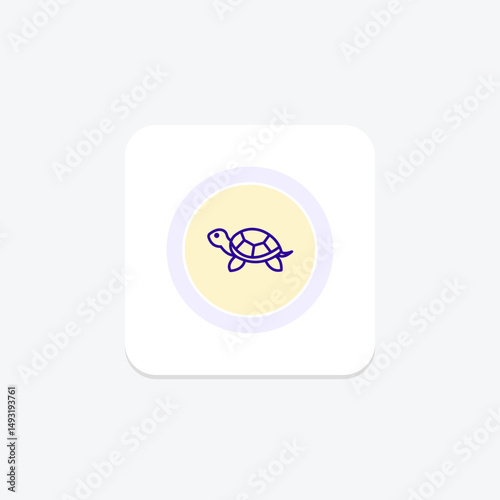Painted Turtle, vector, pixel perfect, illustrator file
