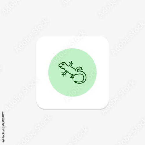 Crested Gecko, vector, pixel perfect, illustrator file