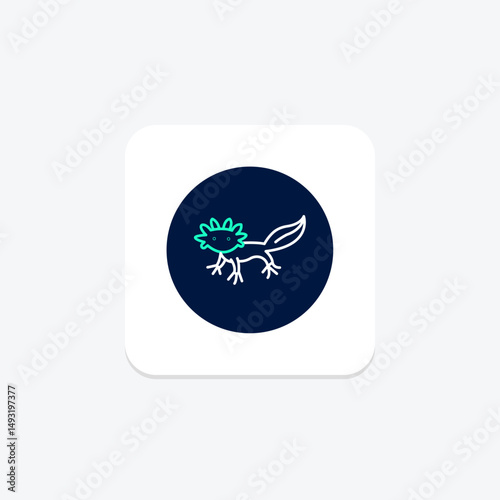 Axolotl, vector, pixel perfect, illustrator file