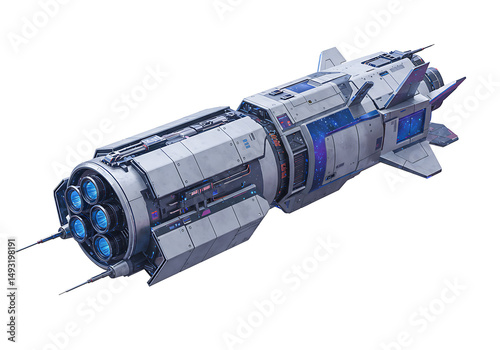 Futuristic Spaceship Image