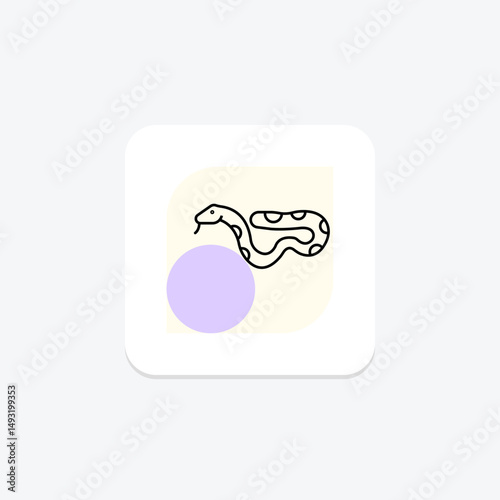 Boa Constrictor, vector, pixel perfect, illustrator file