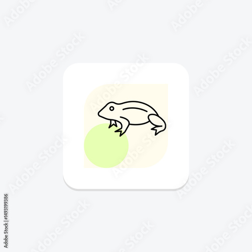 African Dwarf Frog, vector, pixel perfect, illustrator file