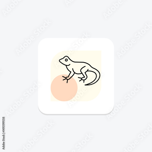 Frilled Lizard, vector, pixel perfect, illustrator file