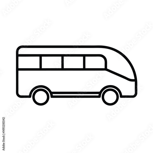 vector illustration of a bus