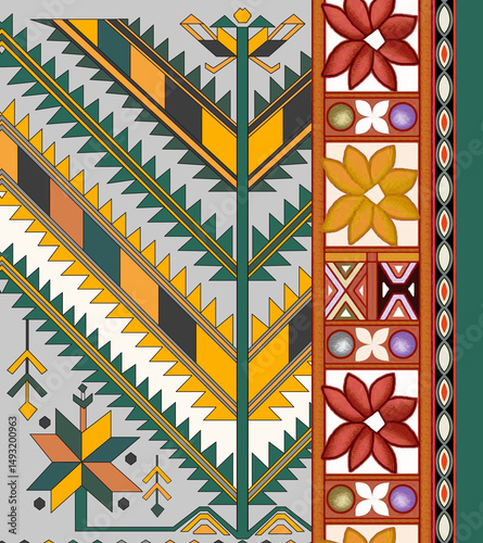 seamless geometric pattern