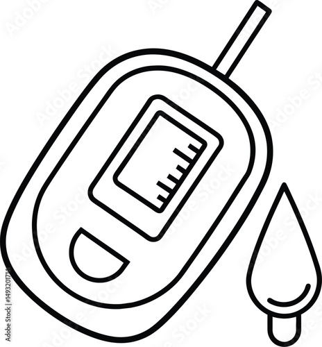 Blood Glucose Meter Digital Health Device