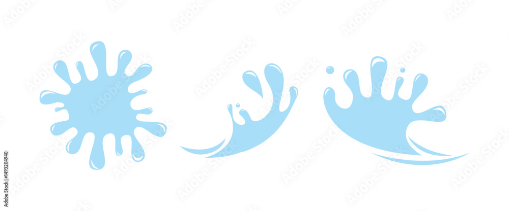 Obraz premium water icons Collection