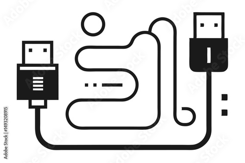 usb cable electronic device cable connector