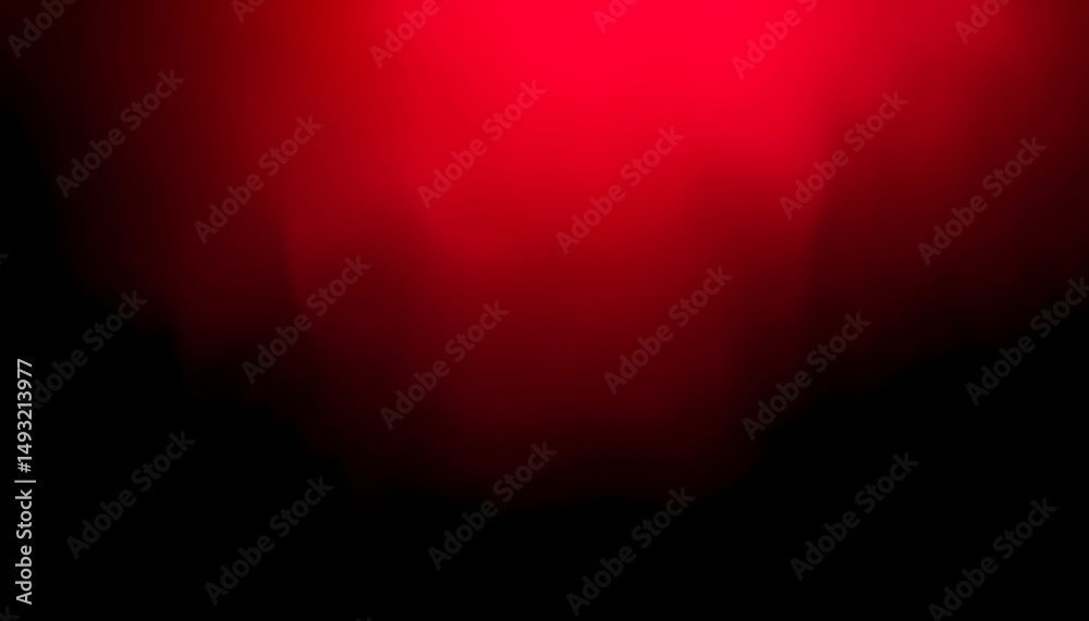 Obraz premium Abstract Red Light Gradient with Dark Background Design