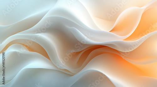 Abstract flowing fabric textures in soft pastel colors