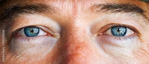 Close-up of a man's eyes