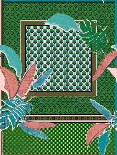 floral tropical design