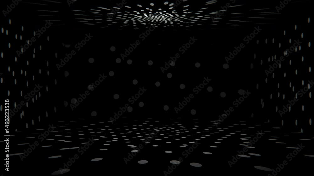 4K Seamless Loop: Rotating Lights & Reflections for Dance Party Backgrounds – No Disco Ball, Lights Fixed for Easy Post-Editing