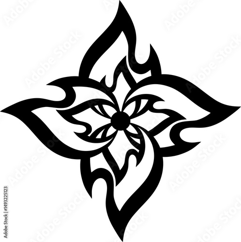 vector illustration of a flower
