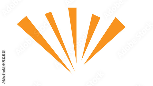 Emphasis mark representing a person's emotions. Icons that represent awareness, discovery, attention, and emphasis yellow. Vector illustration