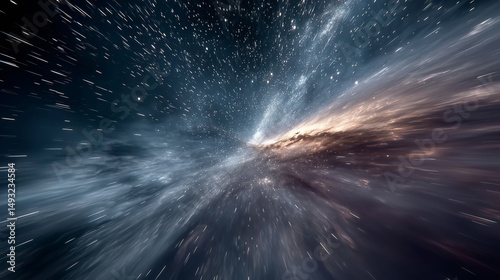 Cosmic Journey Through Expanding Galaxy