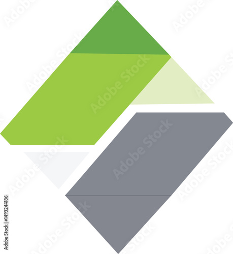 Free Download Vector Abstract Geometric Shape, Colorful Modern Design Element. - GFXLoad