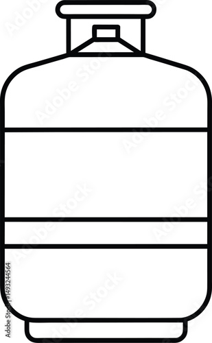 Propane Tank Icon Gas Cylinder LPG Vessel