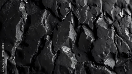 Deep charcoal background with subtle, etched textures evokes a sense of ancient mystery, offering a dark, sophisticated backdrop for creative designs and modern presentations.