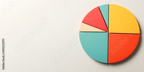 Free Download Colorful pie chart graphic design illustration - GFXLoad