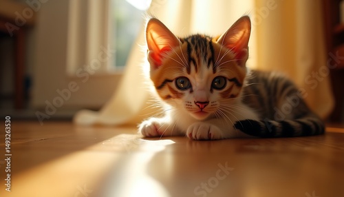 Adorable kitten cat pet feline domestic animal cute kitty