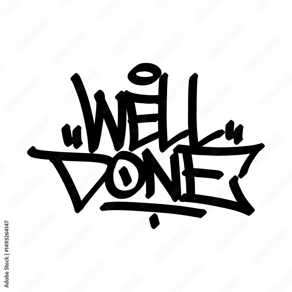 Graffiti tag text 