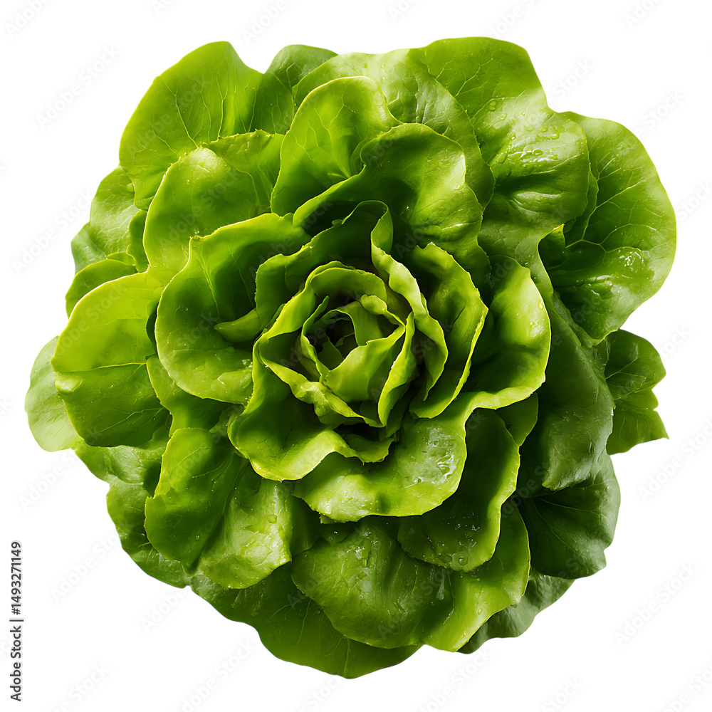 Fototapeta premium Green butter lettuce vegetable png