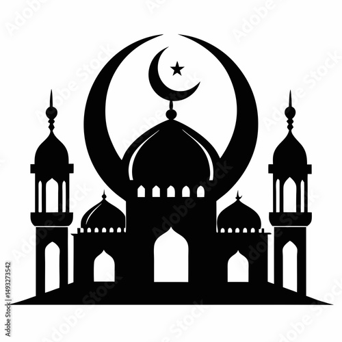 taj mahal vector illustration