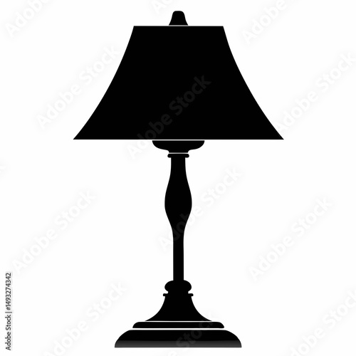 table lamp isolated
