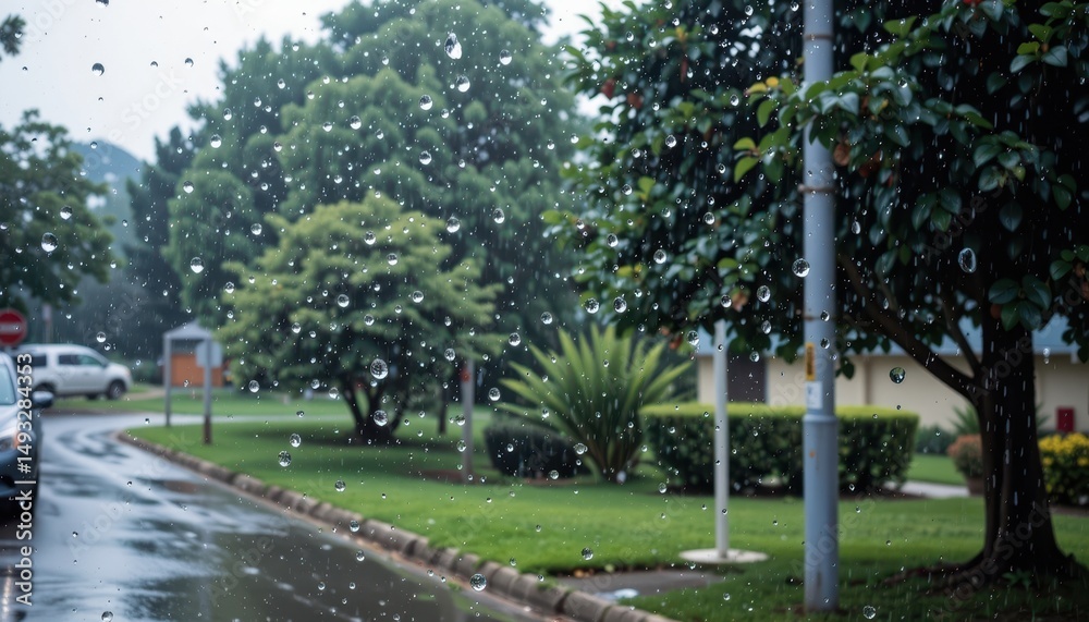 raindrops falling in a storm on a rainy day, a subject at the top, optimized for photo use, with copy space at the bottom, keywords: raindrops, droplets, water droplets, precipitation, rainfall, wet raindrops falling in a storm on a rainy day, a subject at the top, optimized for photo use, with copy space at the bottom, keywords: raindrops, droplets, water droplets, precipitation, rainfall, wet