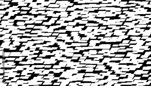 Black and white abstract geometric pattern for sporty and modern background and jersey design. Fully editable vector element. Vector Format Illustration 