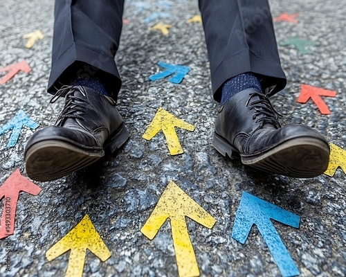 Businessperson's path