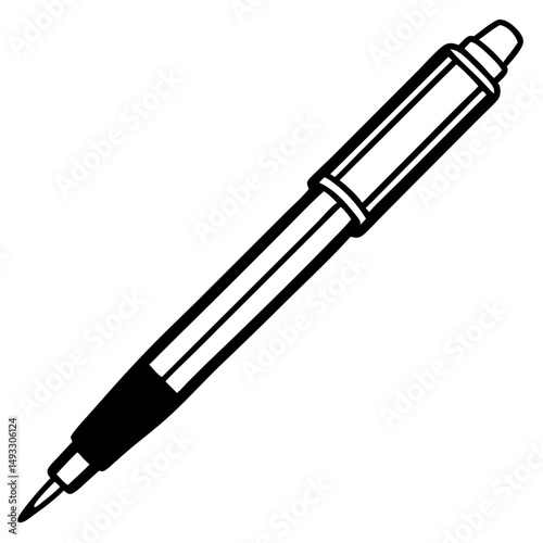 Pen Icon – Simple Vector Illustration