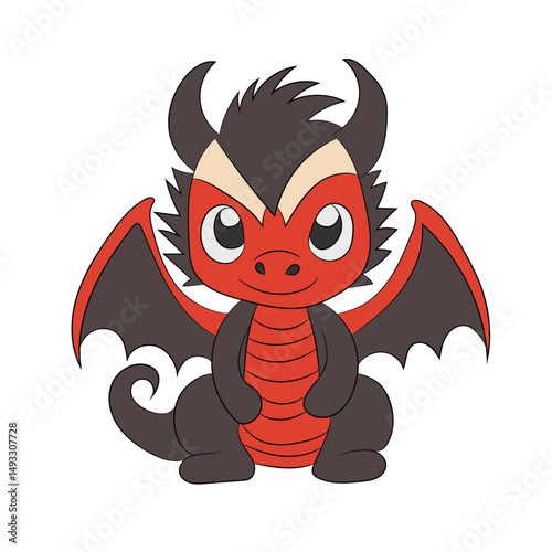 cartoon logo dragon