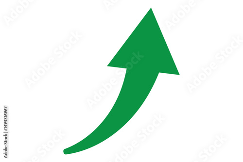 Black straight arrow icon on transparent background. flat style. arrow icon for your web site design, logo, app, UI. arrow indicated the direction symbol. curved arrow sign