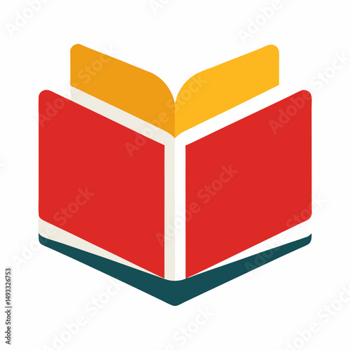 Reading-book-icon  on white background, Instant Digital Download.
