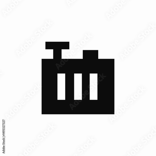 car machine icon sign vector
